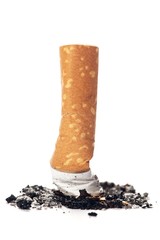 Extinguished cigarette