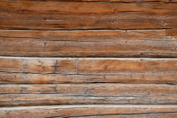 Fototapeta premium Rustic weathered brown floor board planks