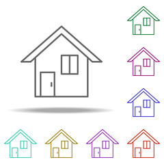 home address icon. Elements of Web in multi color style icons. Simple icon for websites, web design, mobile app, info graphics