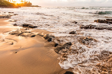Beach scene, ocean view