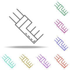 comb icon. Elements of Beauty, make up, cosmetics in multi color style icons. Simple icon for websites, web design, mobile app, info graphics