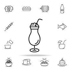 cocktail icon. Food and drink icons universal set for web and mobile