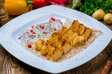 Lula kebab from potatoes