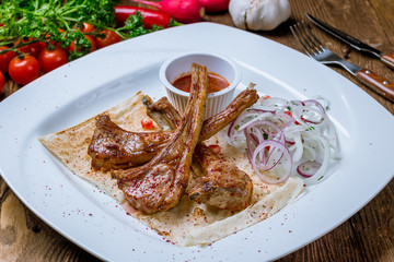 Rack of lamb