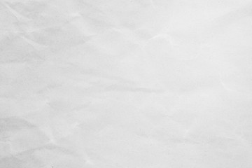 White background paper, crumpled texture and watercolor. Old vintage page with a glowing center and grunge vignette.