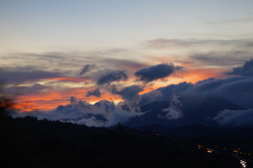 atardecer