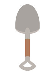 cute shovel isolated icon