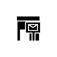 post office icon vector