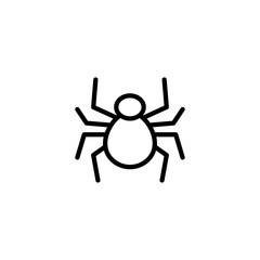 spider icon vector