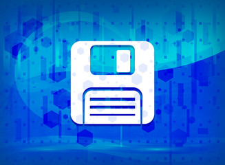 Floppy disk icon midnight blue prime background