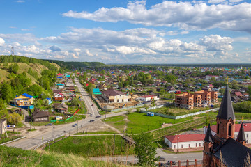 View from the Tobolsk Kremlin, Tobolsk, Tyumen region, Russia