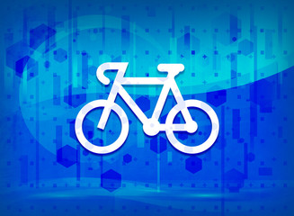 Fototapeta na wymiar Bicycle icon midnight blue prime background