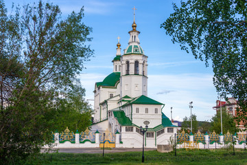 Fototapeta na wymiar Church of Archangel Michael, Tobolsk, Tyumen region, Russia