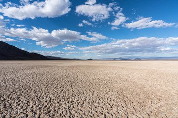 Fototapeta na wymiar Mojave National Preserve Soda Dry Lake near Zzyzx and Baker in Southern California. 