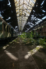 Red star train station in Budapest Hungary
