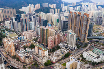 Fototapeta na wymiar Hong Kong urban city