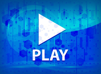 Obraz premium Play midnight blue prime background