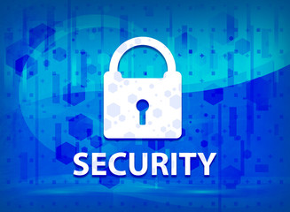Security (padlock icon) midnight blue prime background