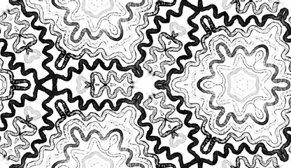 Dark black and white Geometric Watercolor. Dazzlin