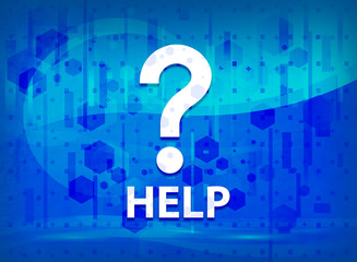 Help (question icon) midnight blue prime background