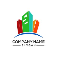 Design modern building logo templates for real estate companies and more construction businesses.