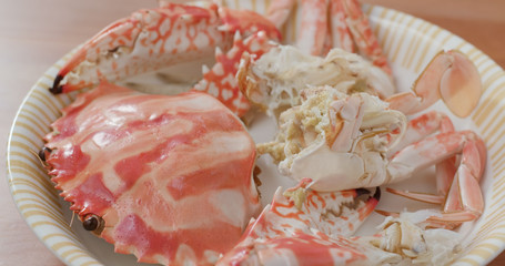 Steamed Chaozhou frozen crab