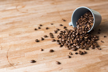 cup of coffee beans