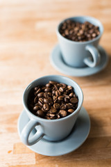 cup of coffee beans