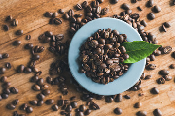 coffee beans with nobody