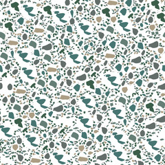 Fototapeta premium Terrazzo pattern. Vector illustration Background for print home decor, interior, fabric, textile, paper