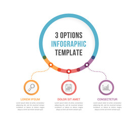 Infographic Template with Three Options