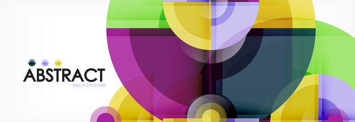 Obraz premium Circle abstract background