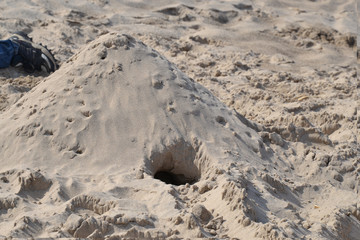 Bereg of the White sea in the summer Agrah