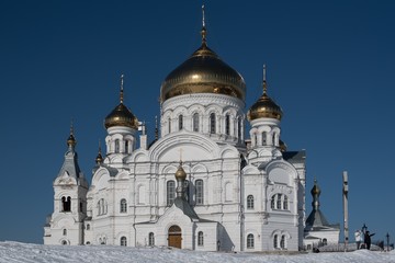 Fototapeta na wymiar Belogorsky monastery in Russia