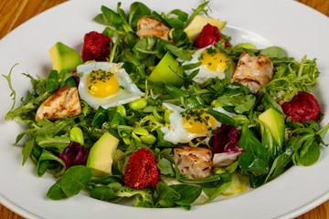 Salad with chicken
