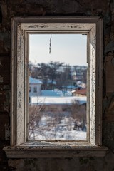 old window frame