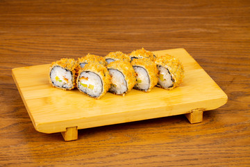 Delicious eel tempura