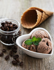 Coffee ice cream