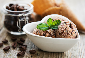 Coffee ice cream