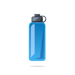 Reusable water bottle vector isolated