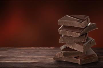 Chocolate, Dark Chocolate, Stack.