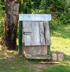 Fototapeta premium well in the village