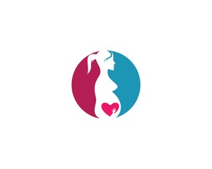 Pregnant logo illustration