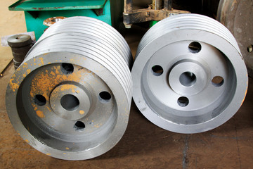 metal parts piled up together