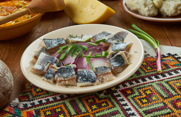 Lithuanian Christmas herring