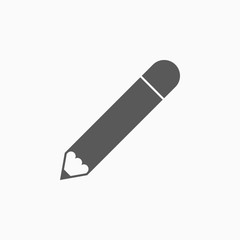 pencil icon, write vector