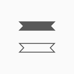 Fototapeta premium ribbon banners icon