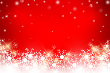 Chritmas holiday celebration theme colorful gredient abstract background with snow flake winter season.