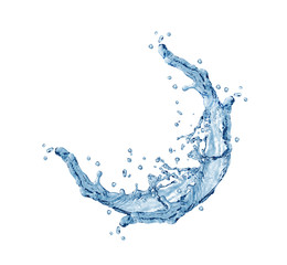 water splash isolated on white background with clipping path © ipuwadol