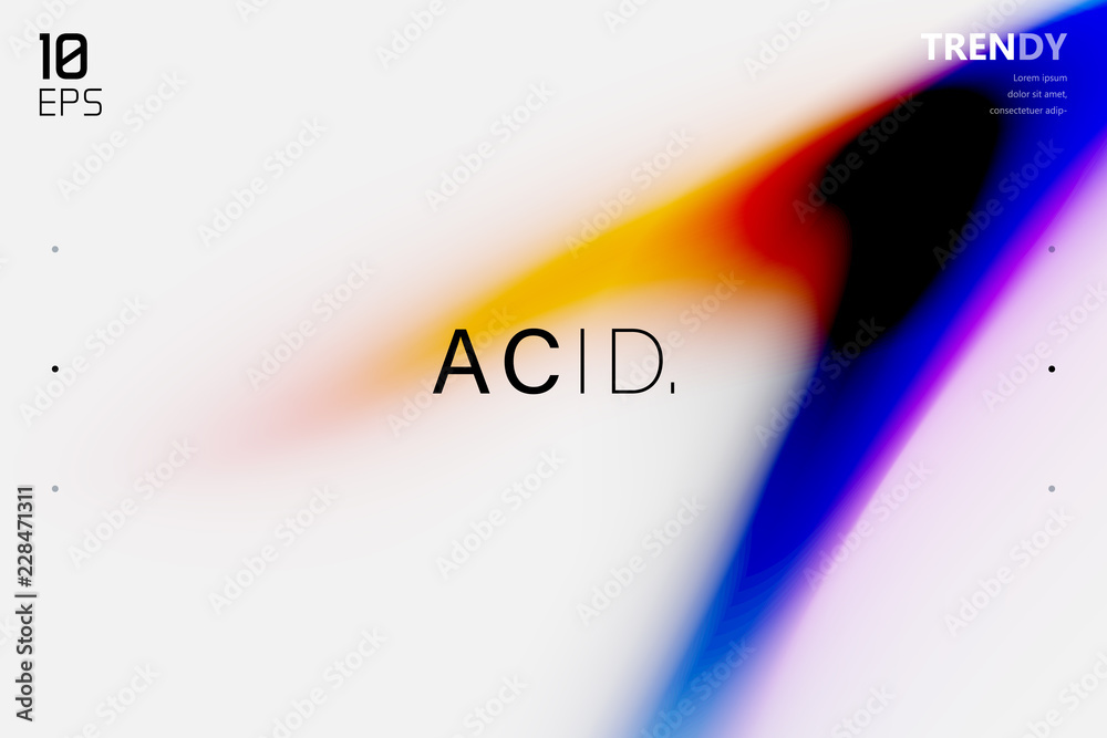 Wall mural abstract smooth colorful mesh gradient background 16:9